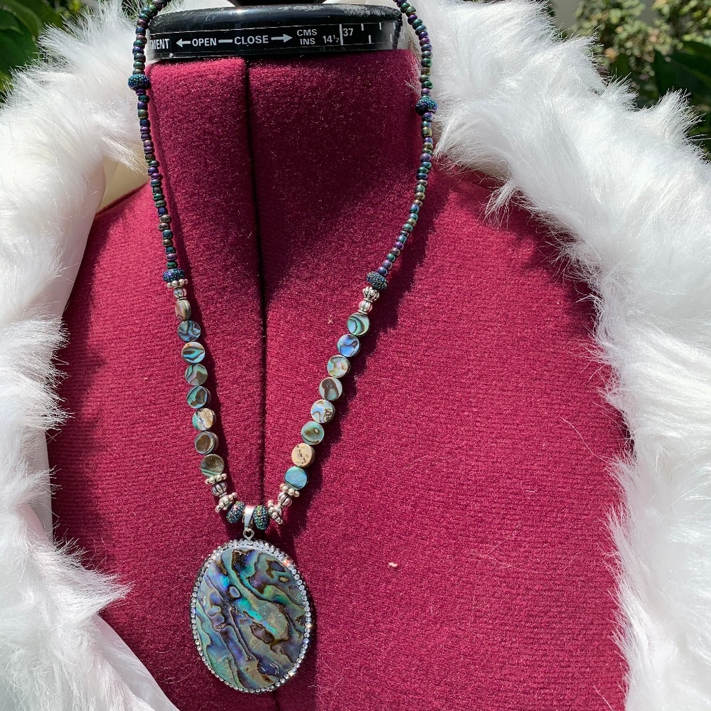 Genuine Abalone Shell Pendant